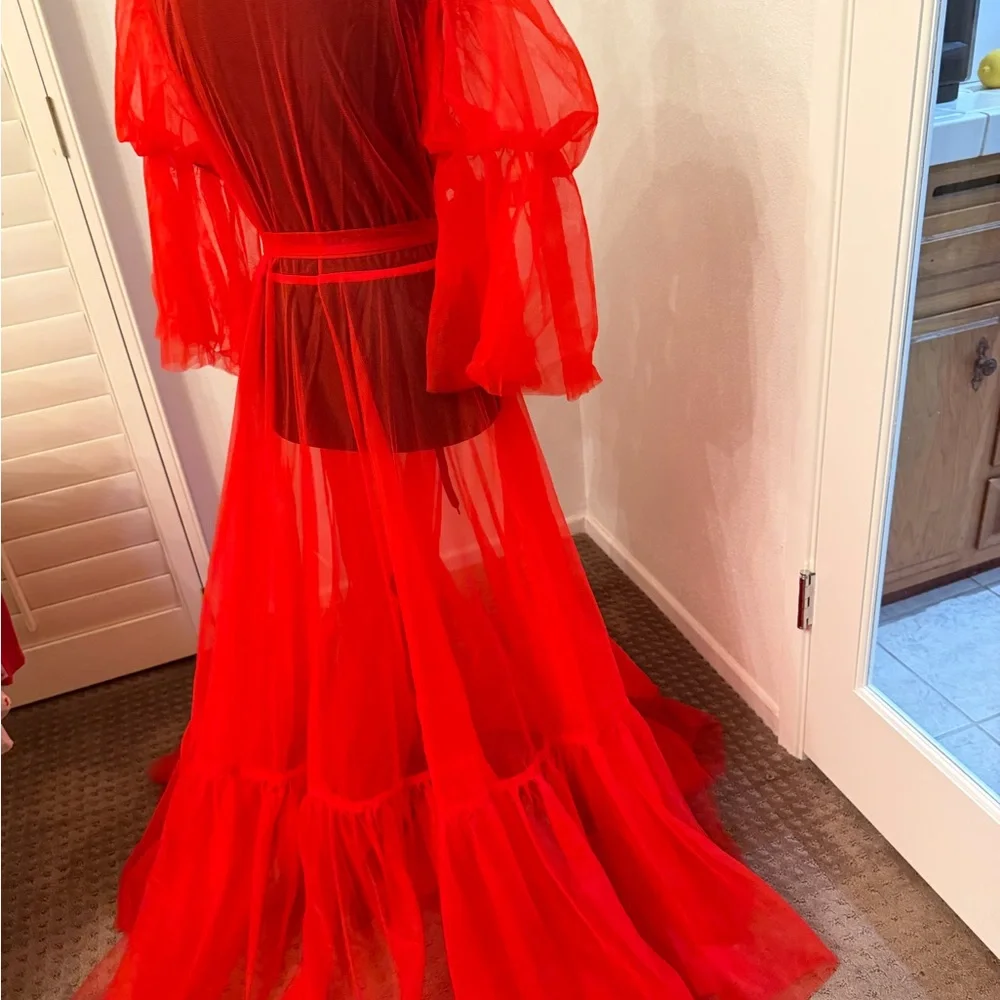 TIMELESS TEMPTRESS TULLE ROBE DRESS - Picture 6 of 16